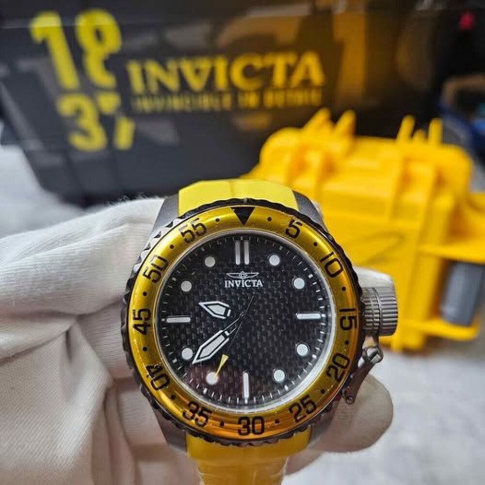 Invicta Pro Diver Men's Watch - 50mm, Yellow